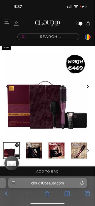 ghd Duet Blowdry Professional 2-In-1 Hair Dryer Brush Limited Edition