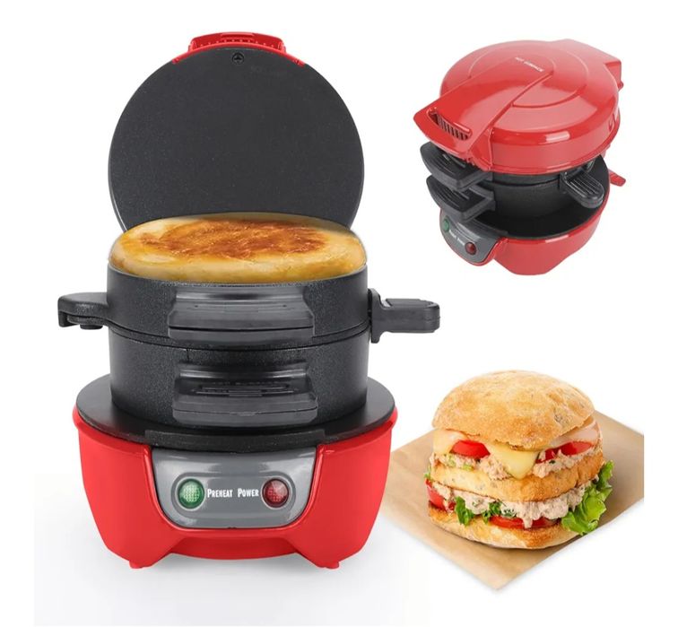 Omelette Ring Sandwich Maker – Aparat 600W pentru Omletă, Burgeri