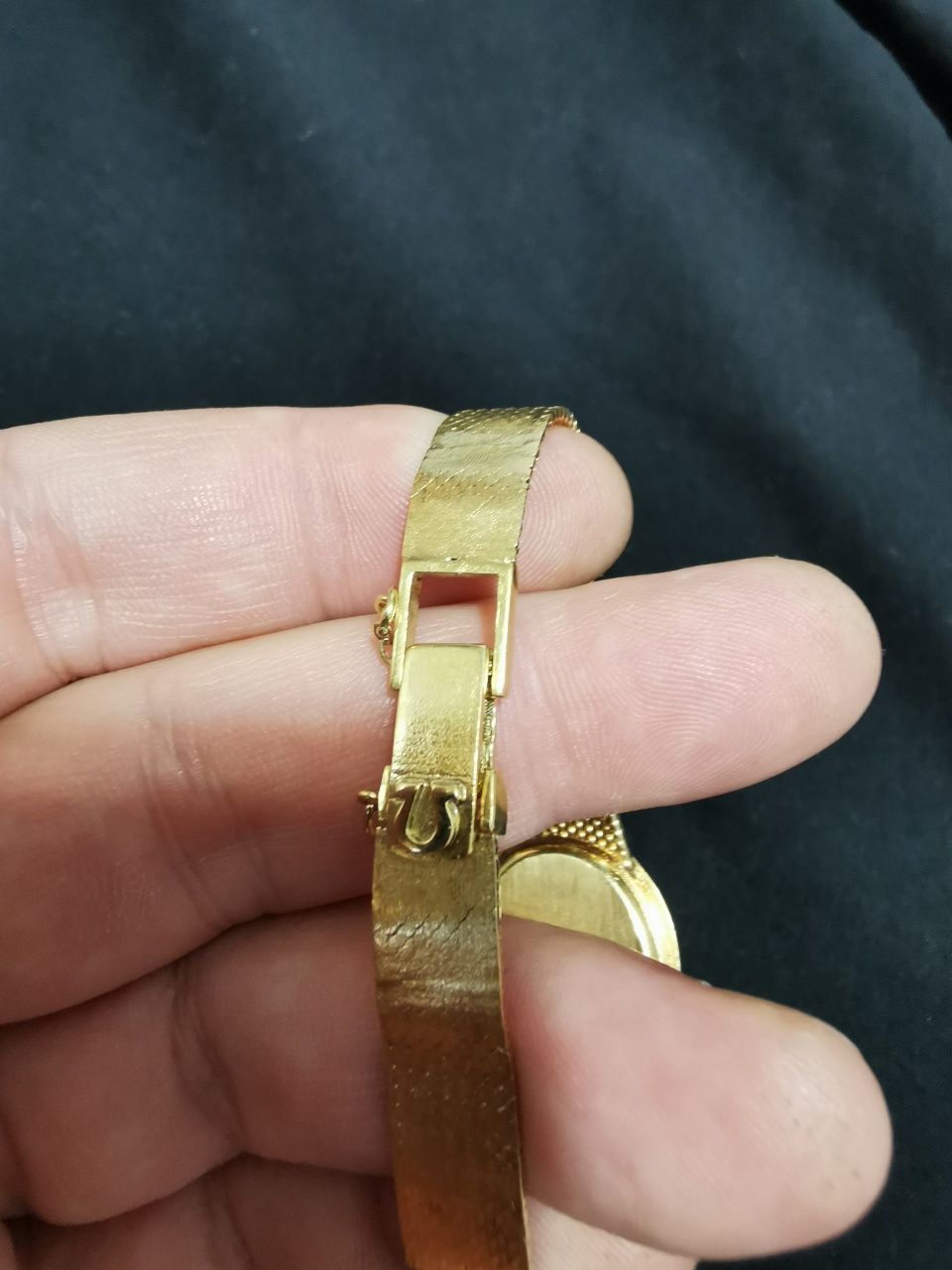 Ceas omega aur 18k cu diamante