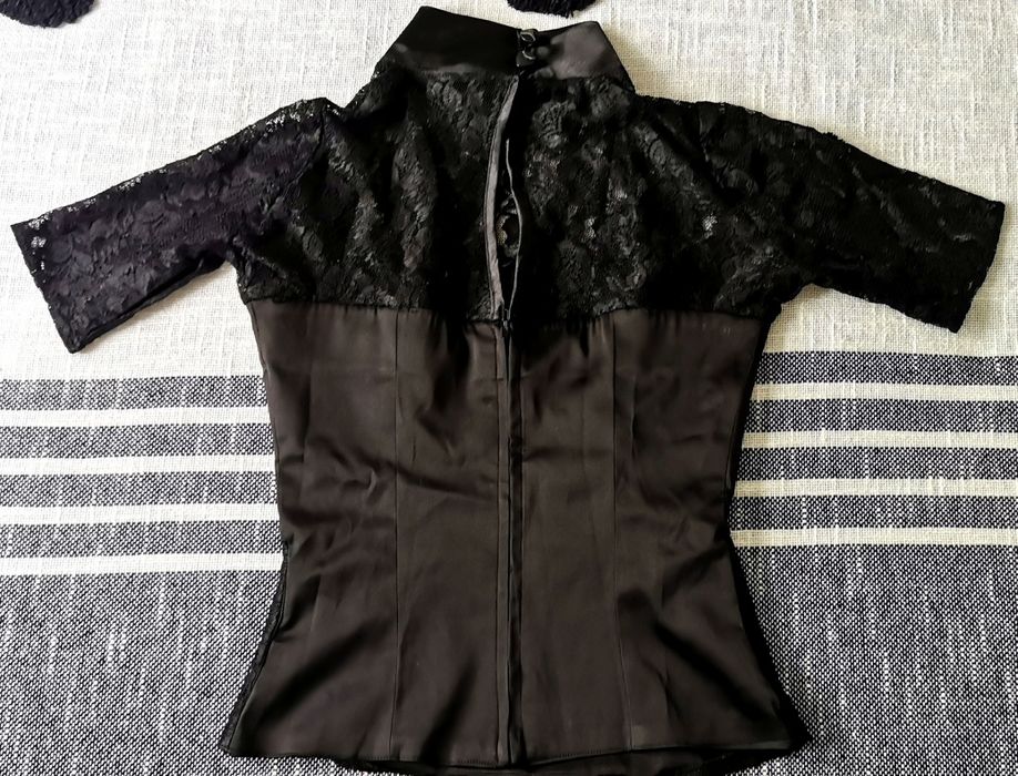 Set fustă și bluză elegant-office