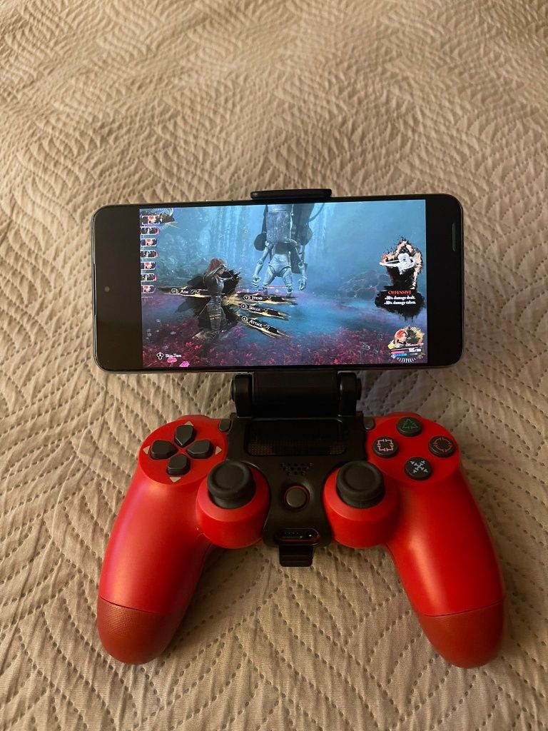 Стойка за телефон за джойстик / PS4 controller phone holder dualshock