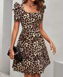 Rochie cu imprimeu leopard noua!