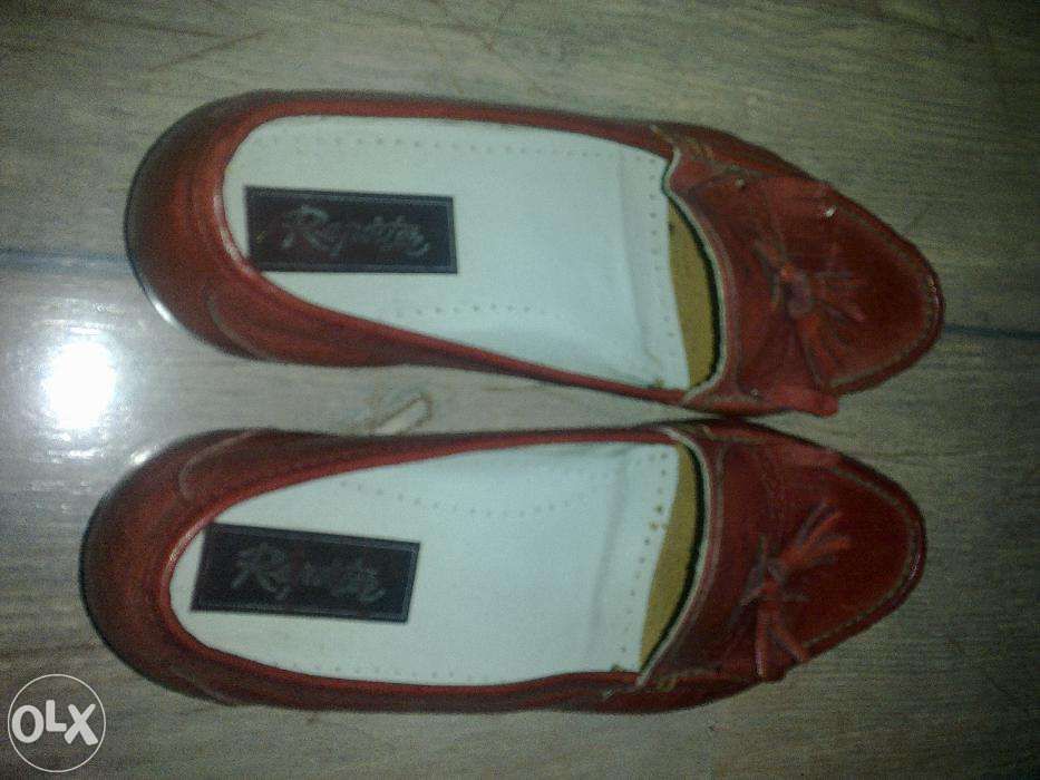 pantofi rosii din piele scarpi