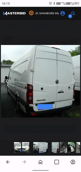 Volkswagen Crafter 2016 AC ușor avariat