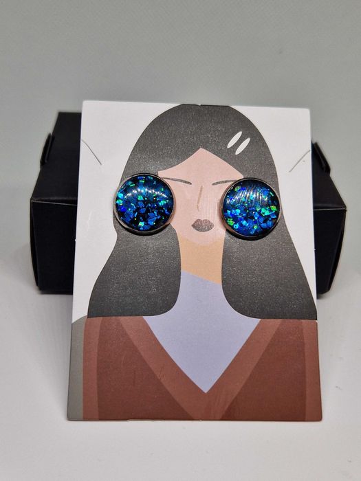 Cercei handmade rasina epoxidica