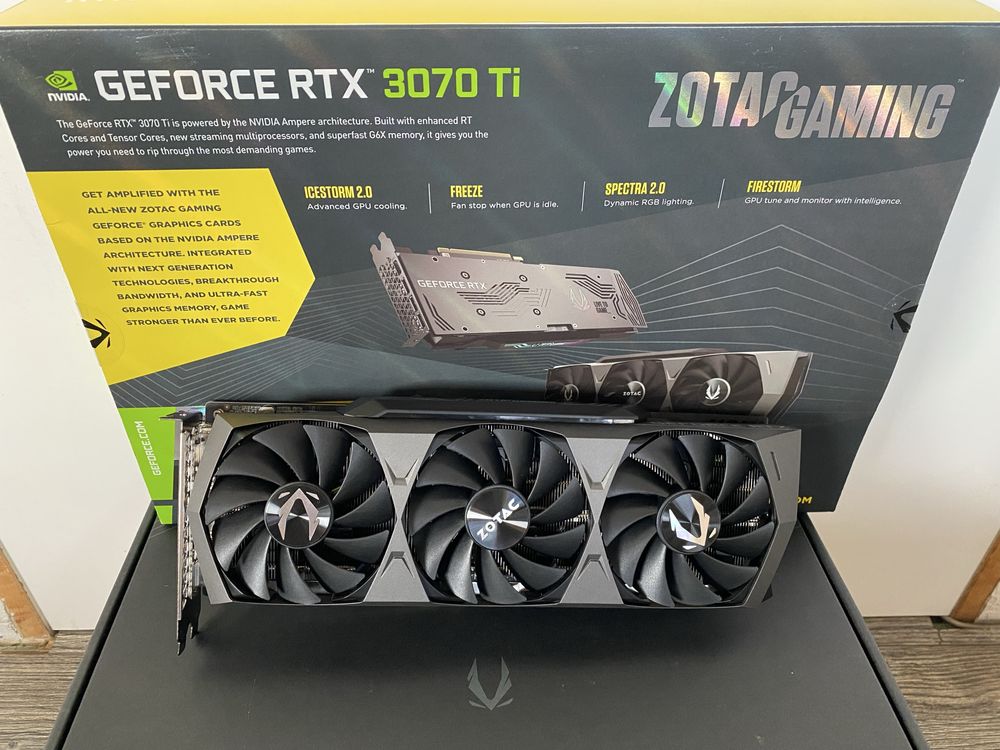 Видео карта ZOTAC 3070 Ti 8GB