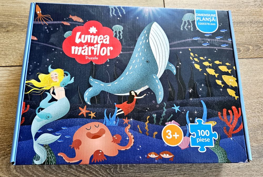 Puzzle Lumea Măriilor 100 piese 3+