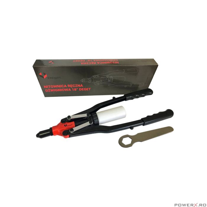Cleste manual pentru nituit 46cm, 3,2 mm, 4,0 mm, 4,8 mm, Verke