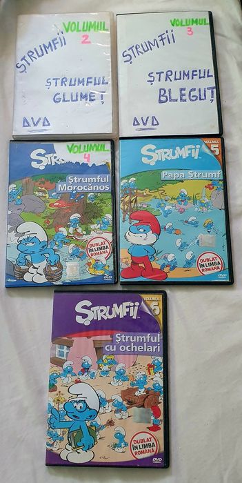 DVD Strumfii vol.2,3,4,5,6