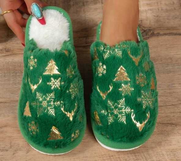 Papuci de casa pentru sarbatori de iarna