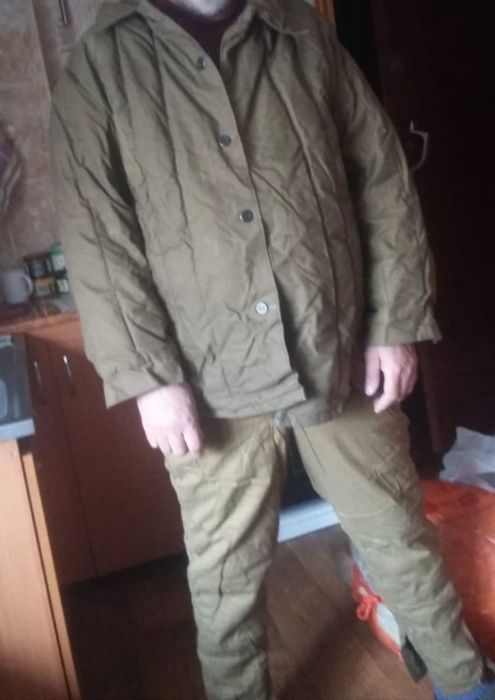 Ватник (Фуфайка) Ватный костюм (штаны 9000т + куртка 9000т.)