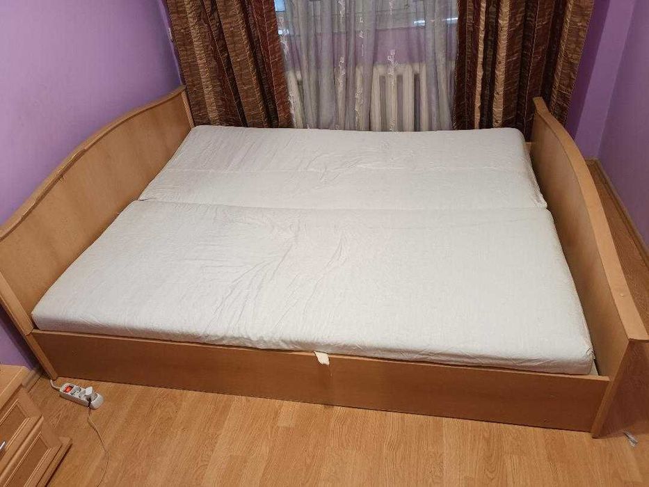 dulap si pat dormitor