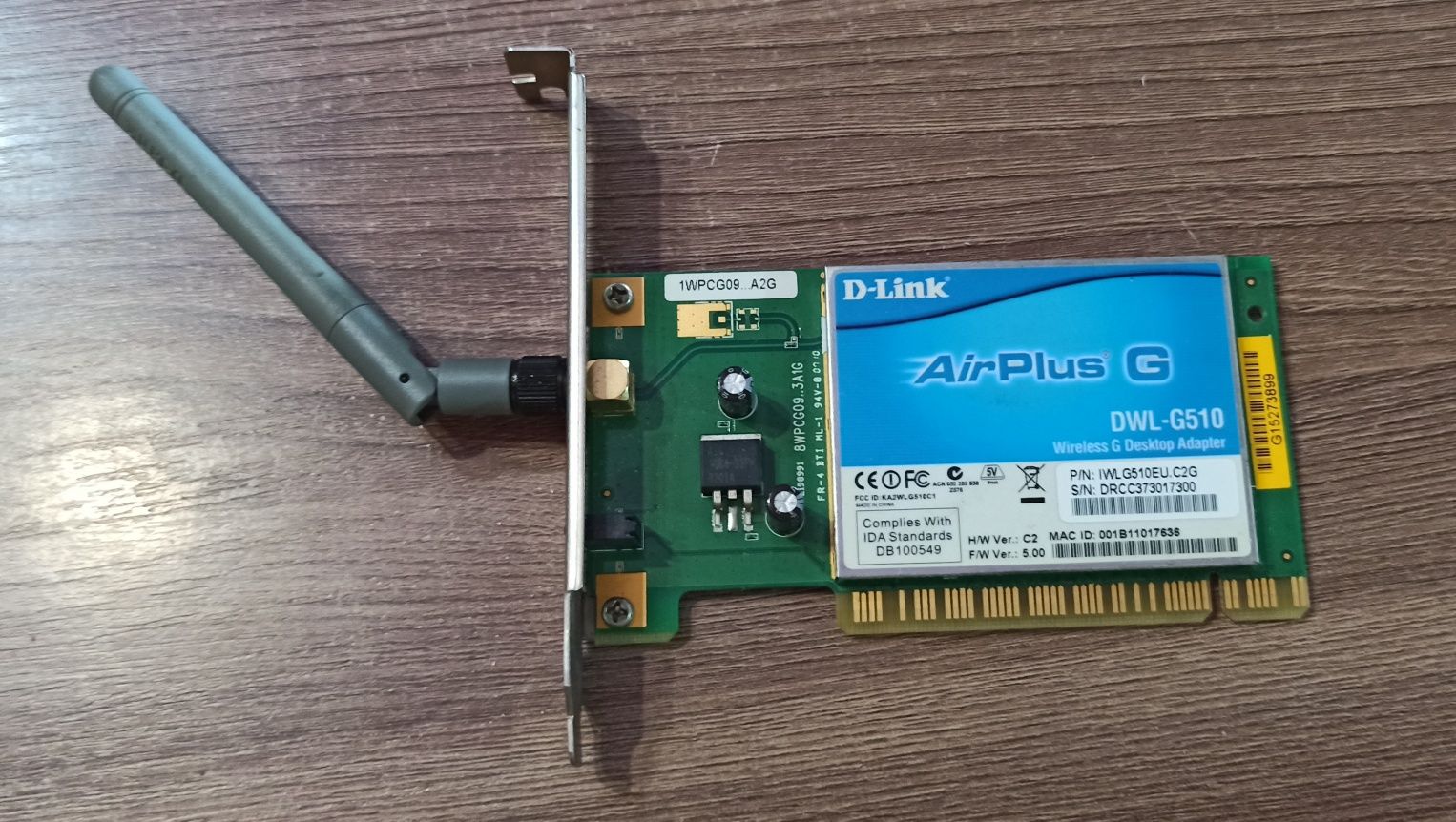 Wi-Fi адаптер D-Link DWL-G510