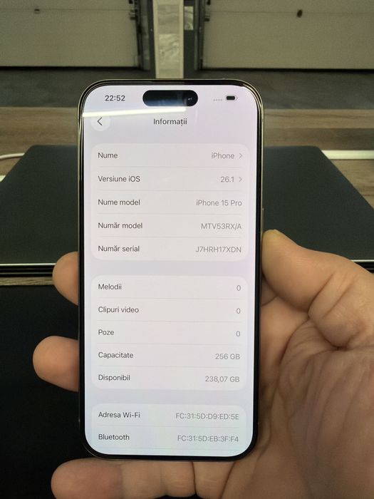 Iphone 15 PRO impecabil functionare/aspect 10/10