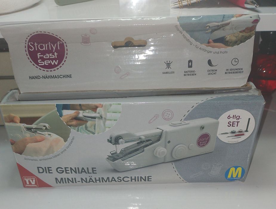 Обява 26 НОВА ръчна шевна машинка.