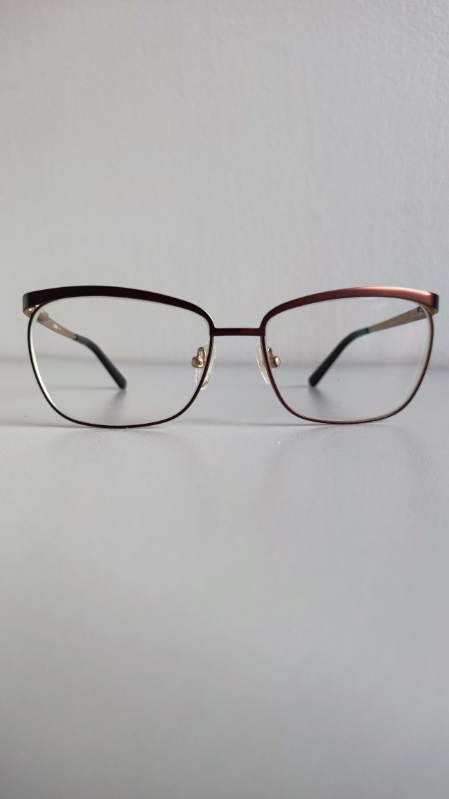 Очила диоптрични рамки метал бронз рамка