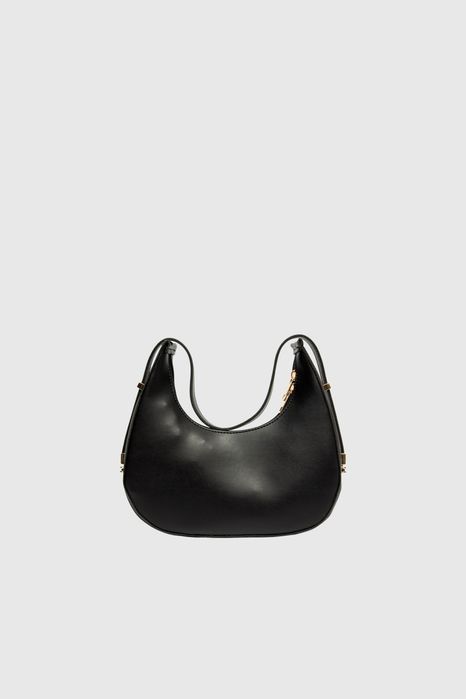 НОВО! ЛИКВИДАЦИЯ! Дамска чанта Хобо с несесер в черно