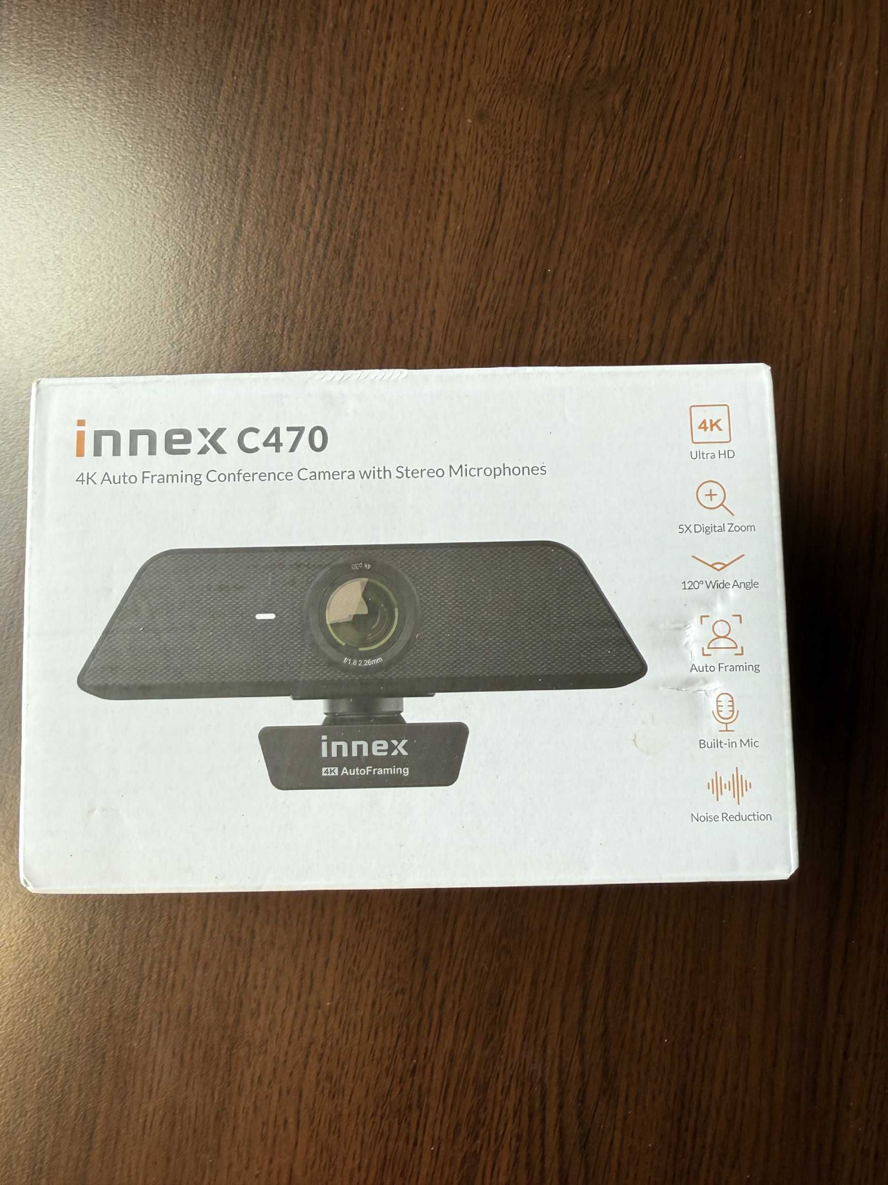 Innex C470 – 4K камера с AI автозаснемане и 120° ъгъл на виждане