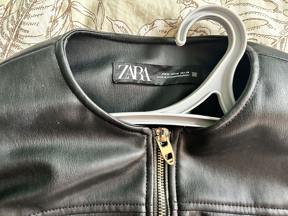 Кожено яке Zara Woman