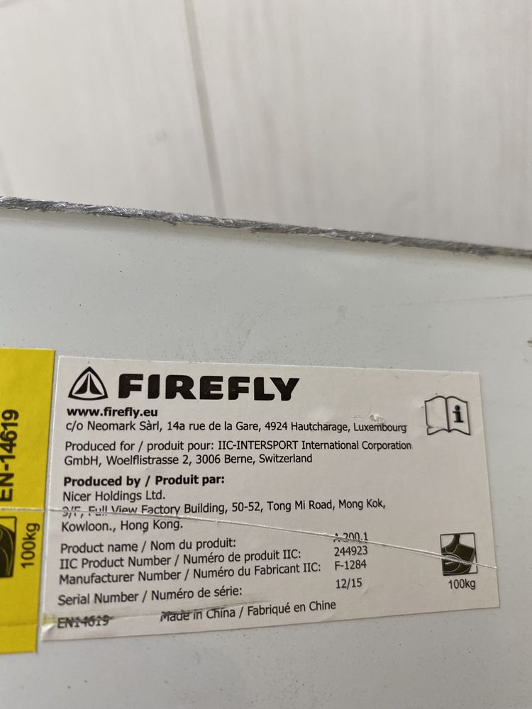 Стъваема Tротиненка Firefly до 100 кг