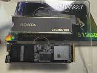 SSD ADATA LEGEND 840, 512GB, NVMe, M.2 PCIe Gen4 x4 NVMe 1.4