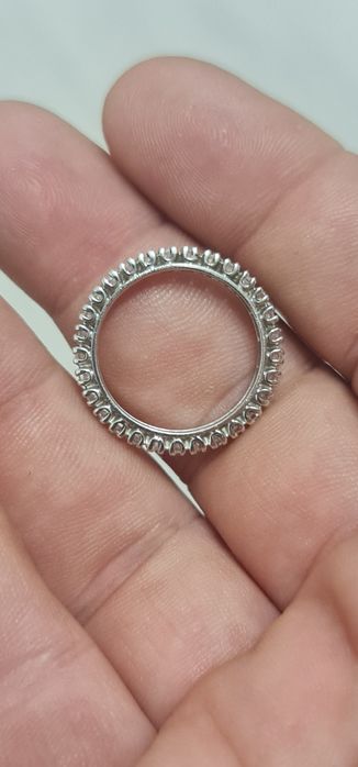 Inel aur Eternity diamante F-G VS1