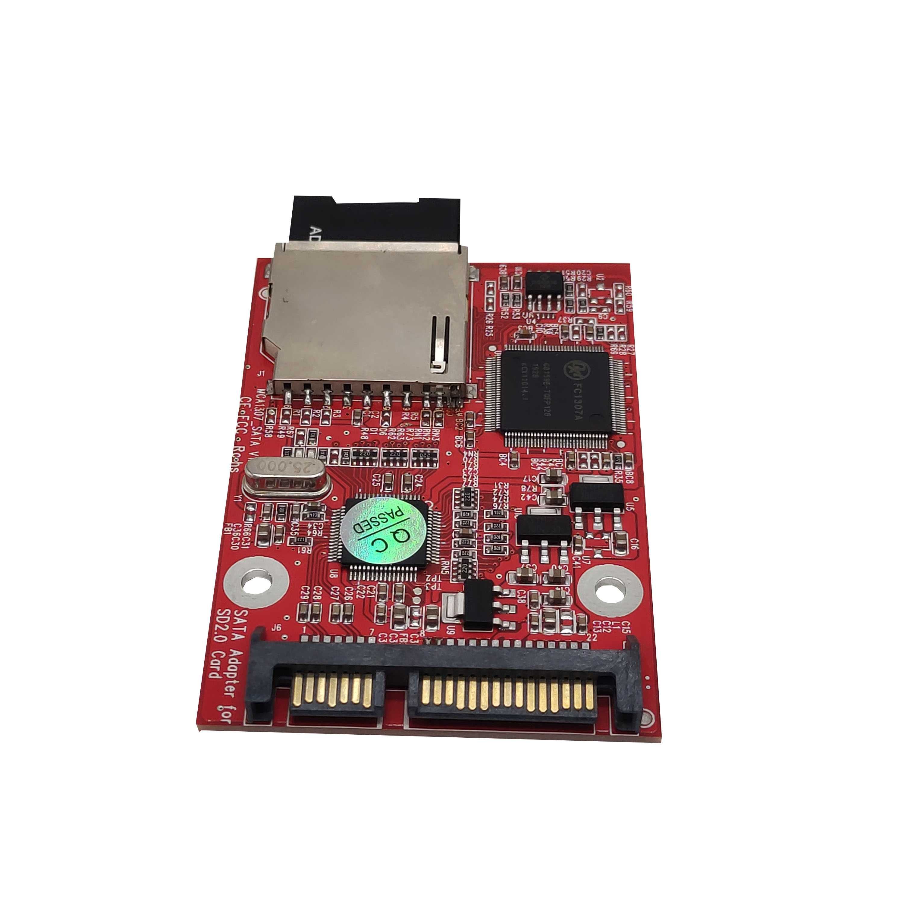Адаптер sd/sdhc/mmc to sata