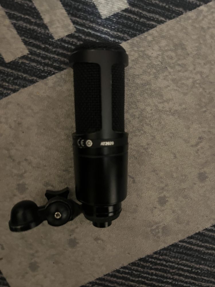 микрофон audio technica+звуковая карта natime komplete 1