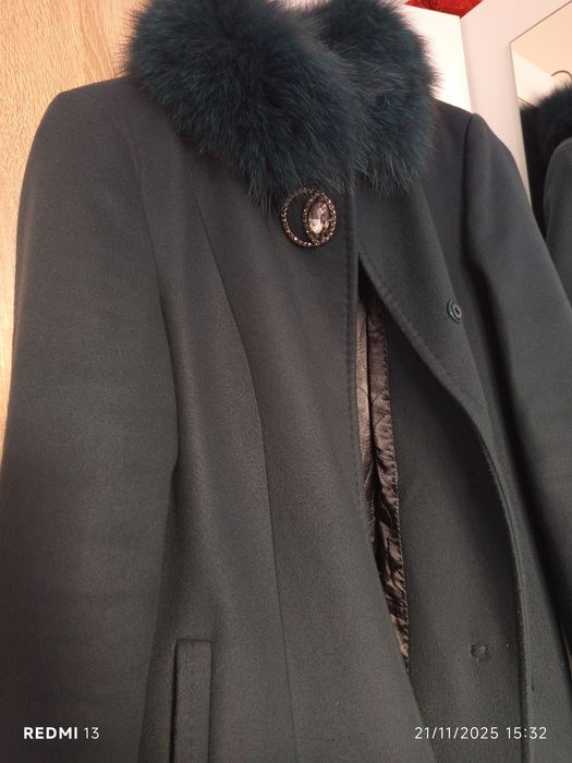 Palton verde închis