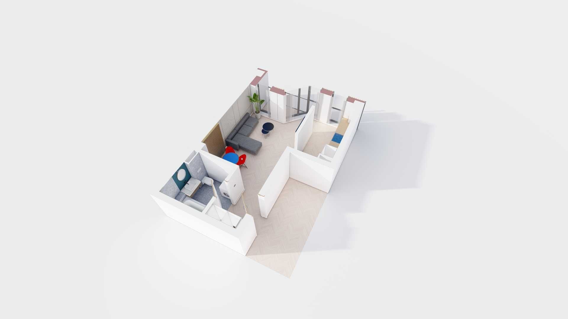 Apartament 1 Cameră 34 m² | PREȚ PROMOȚIONAL I Comision 0%
