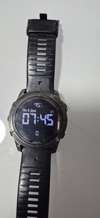 Смарт-часы Garmin Fenix 7X Pro Solar Sapphire Edition Black