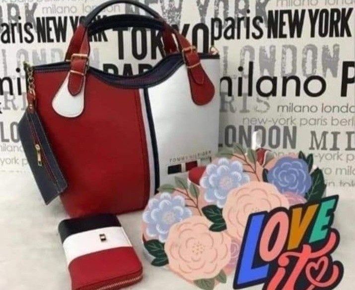 Set dama,geanta cu portofel simplu atasat +portofel dublu inclus,sacul