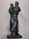 Statueta bronz art nouveau