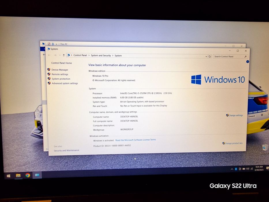 Laptop dell i5 tastatura iluminata