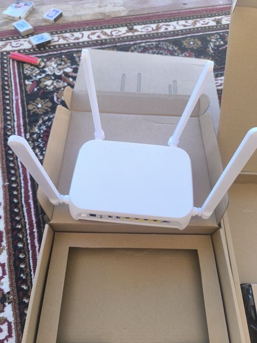 XPON. GPON.   ONU.  Модем роутер WI FI  6. Гарантия. 6 месяц. 1Gb. Lan