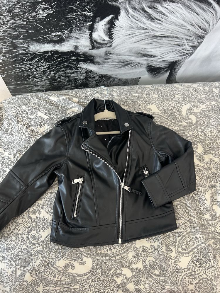 Детско, кожено яке Zara 110