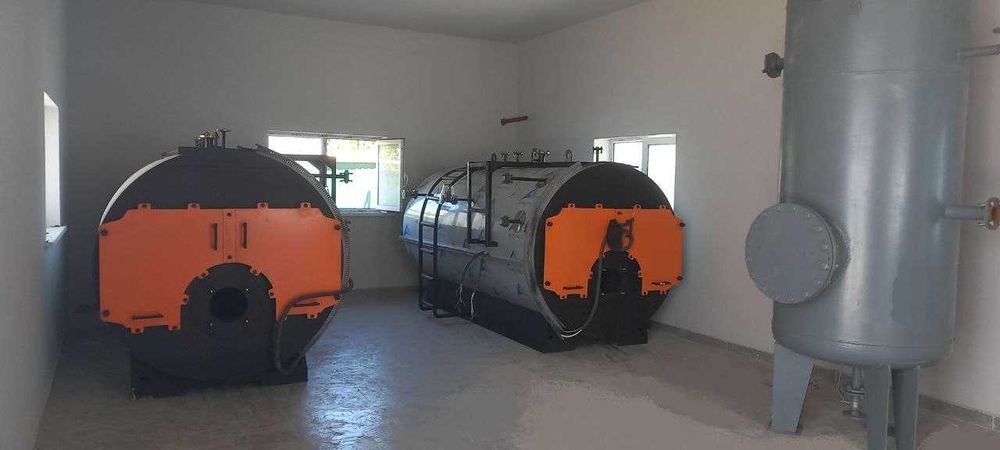 Паровые котлы с газовой горелской