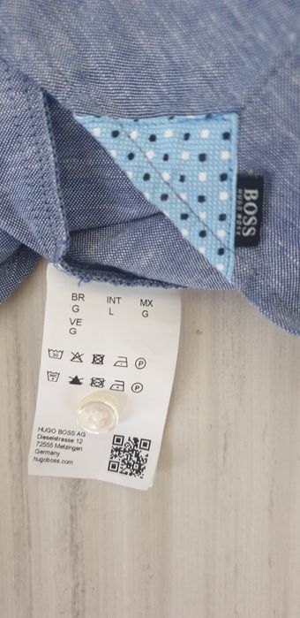 Hugo Boss Luka_2 Pique Cotton/Len Regular Fit/ L НОВО! ОРИГИНАЛНА Риза