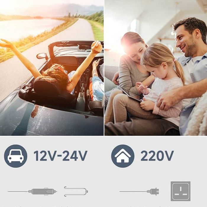 Хладилна чанта / кутия 19L за кола и дом 12V 24V 220V