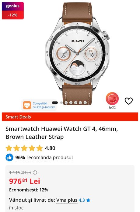 Smartwach Huawei GT 4