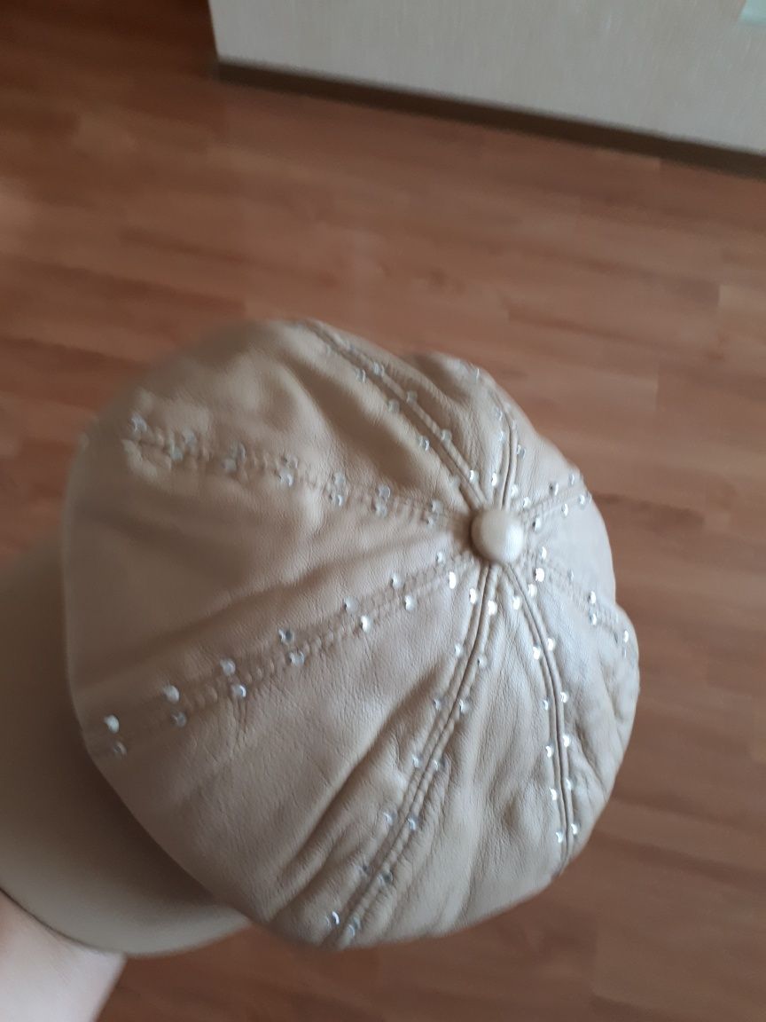 продам шапку норковую и кожаную