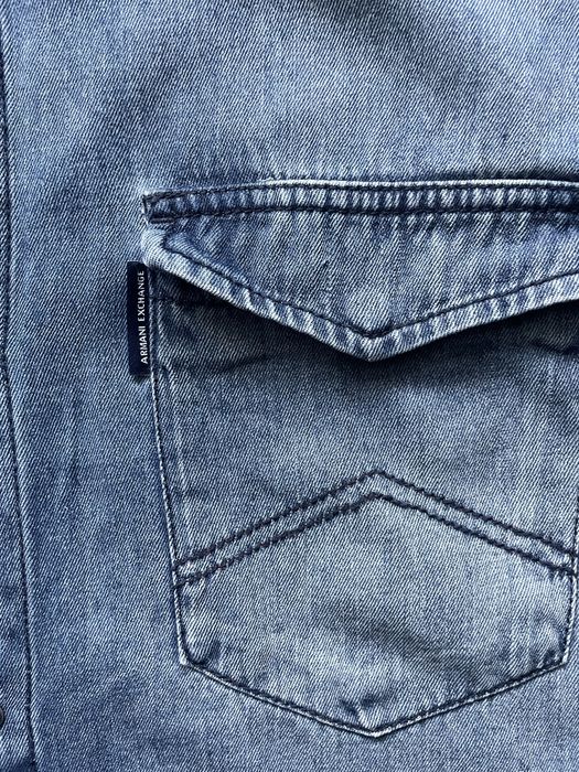 ARMANI EXCHANGE A|X / мъжка дънкова риза XXL