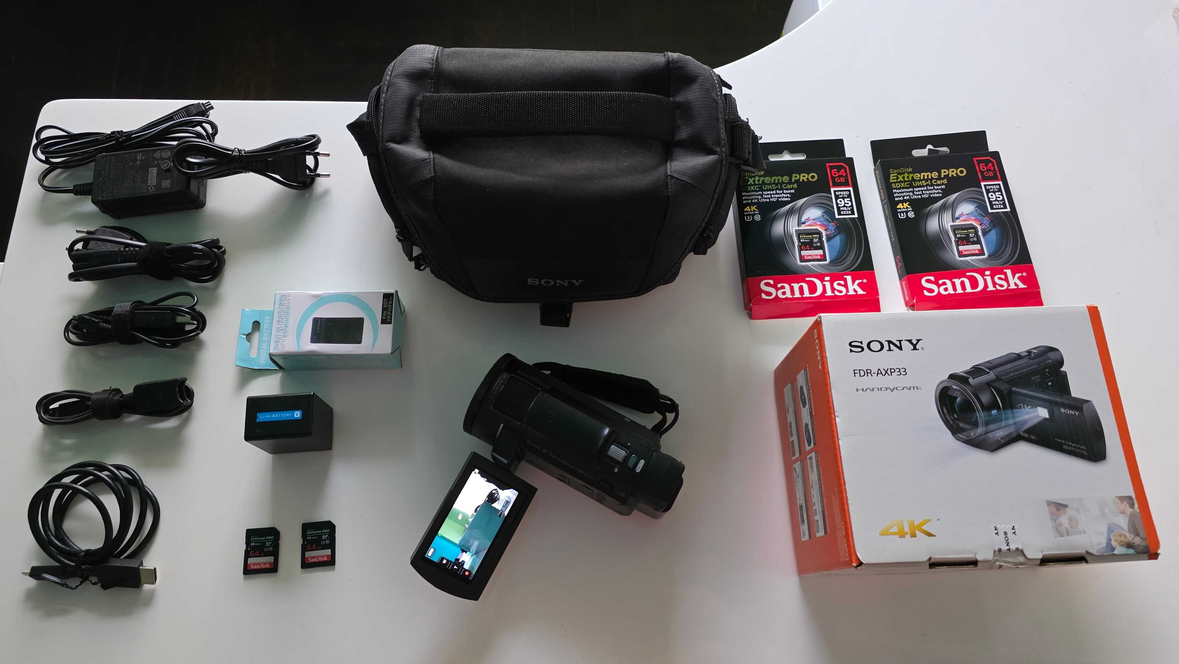 Видеокамера Sony FDR-AXP33 + Аксесоари