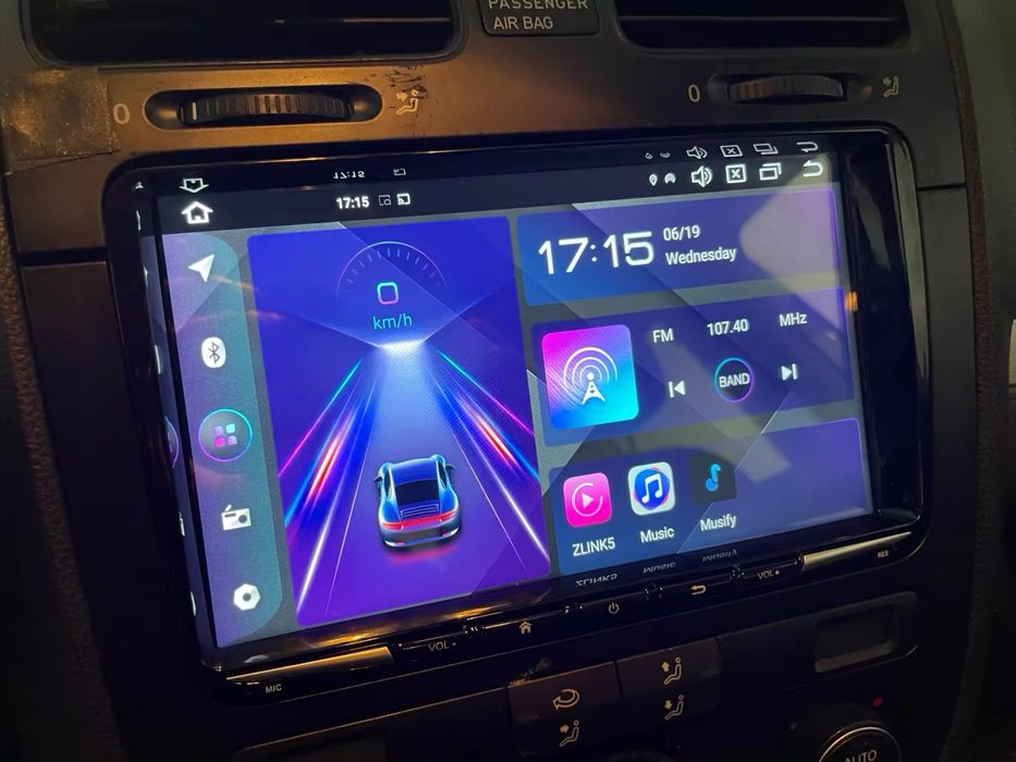 Navigatie Volkswagen Android Auto Carplay Seat Skoda VW Ecran 9 inch