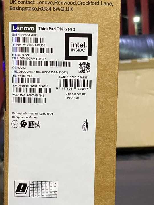 Чисто нов Лаптоп Lenovo ThinkPad T16 G2