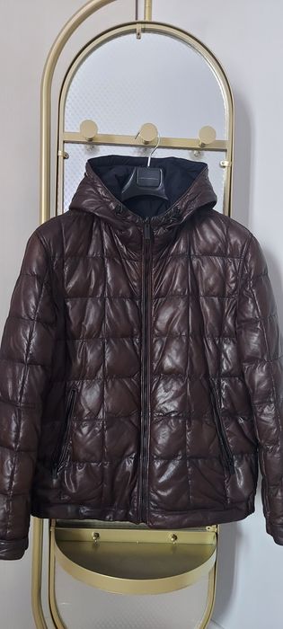 Мужская кожаная куртка Massimo Dutti