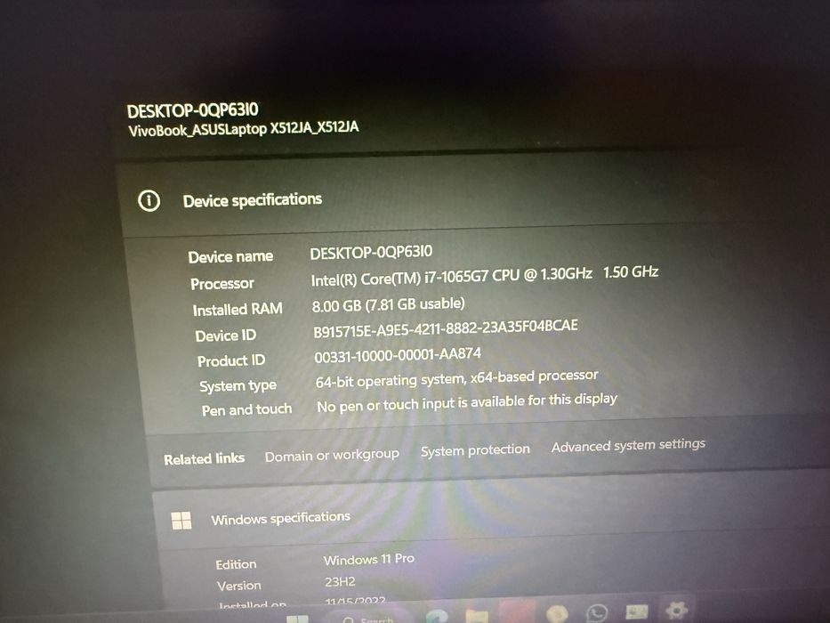 Asus Vivobook X512JA