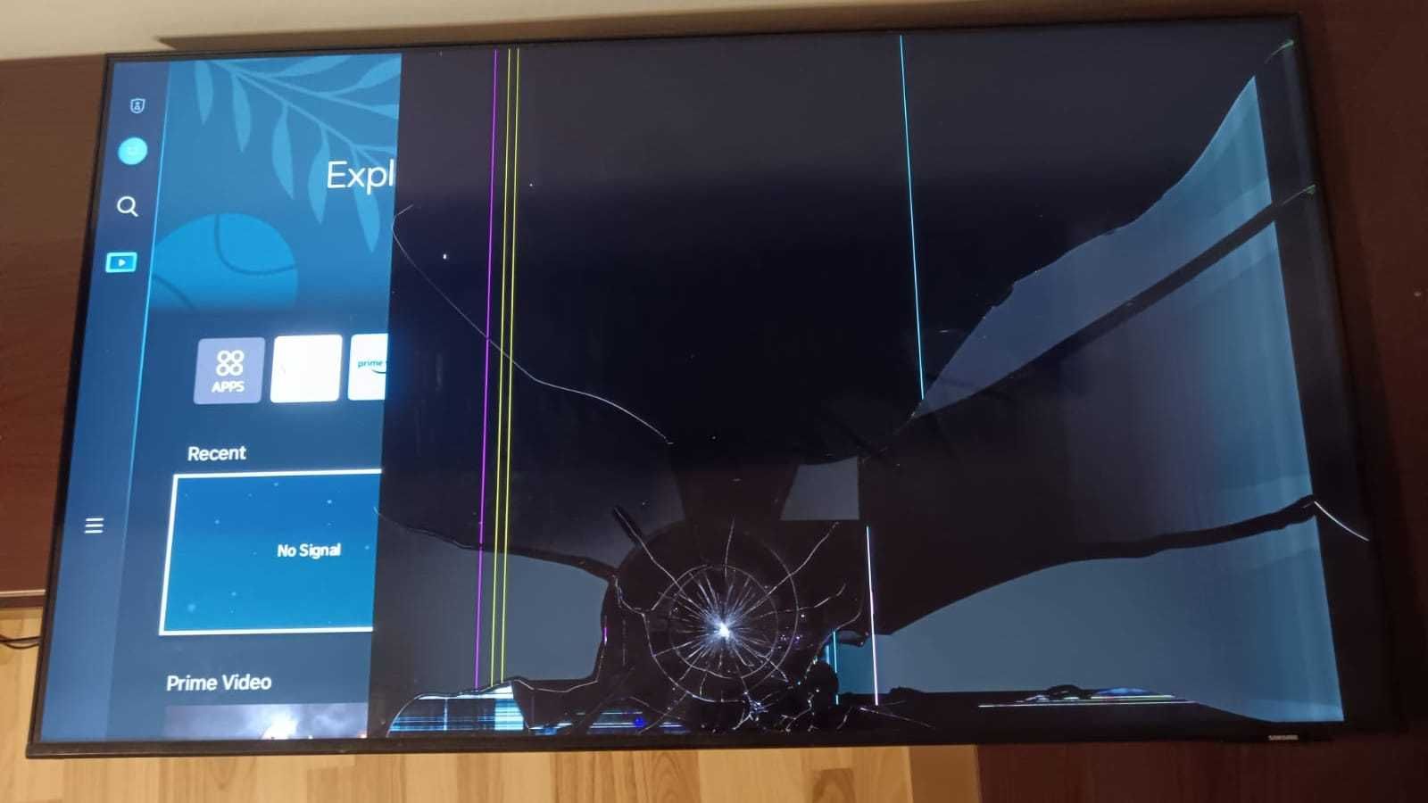 Samsung TV fisurat, 50"