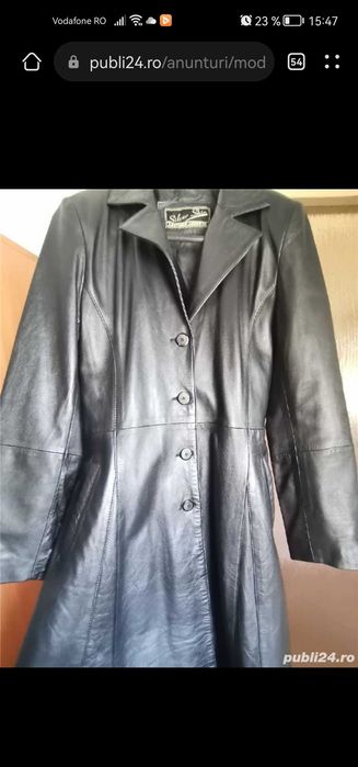 Geaca piele gotic style noua