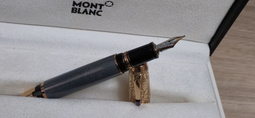 Stilou Montblanc Bohème Pirouette – NOS – Placat cu Aur – Raritate